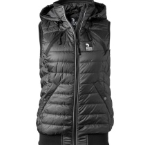 Polsterdatud treeningvest must